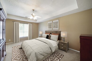 The Primary suite is located on the 1st floor with