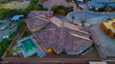 View from above of property