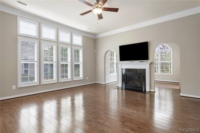 Family Room with Gas Fireplace-Lots of Windows wit