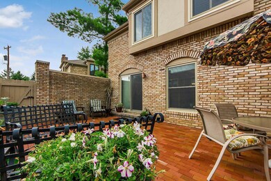 Huge Southern exposure Brick Patio