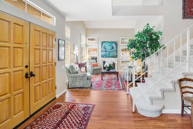 Double Rich Wood Entrance Doors