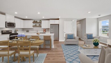 Stainless steel appliances, stone counters, and LVP flooring create a worry free home! Photo of actual home!