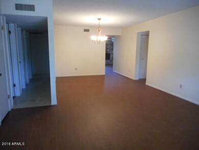 Hall at left, Dining Area on Right