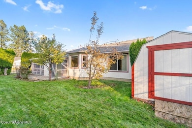 Back yard with Shed