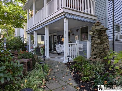 Welcoming covered porch to enjoy