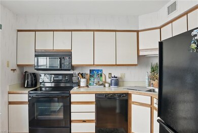 Electric stove, all black appliances