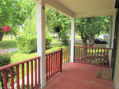 Opposite view of the front porch