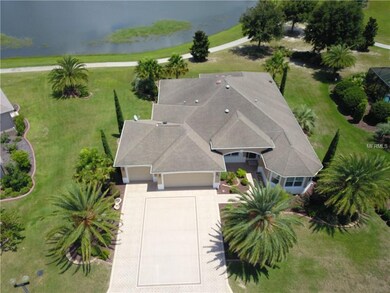 Aerial View of Home and Water View