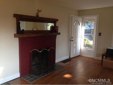 Wood burning fireplace