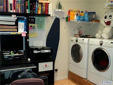 upstairs laundry area  and office