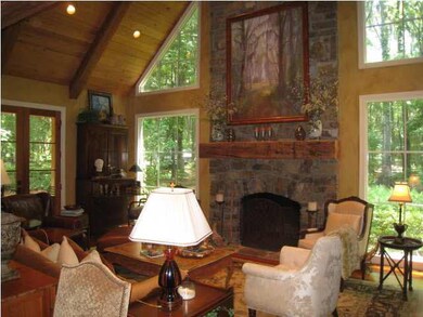 picturesque great room with..