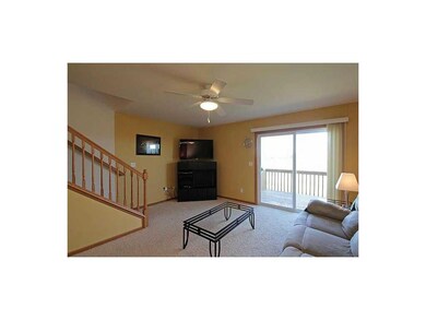 Living Room. Open floor plan with slider to deck