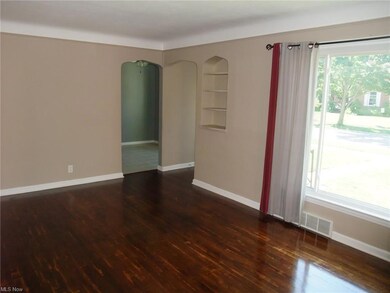 Living room with hardwood floors