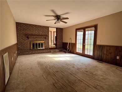 Family Room and Fireplace