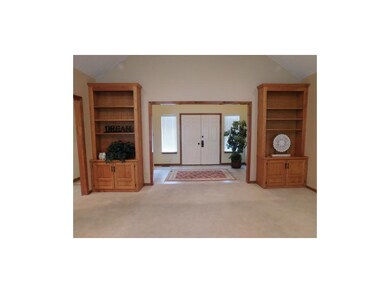 View From Great Room, Beautiful Built-in Cabinets.
