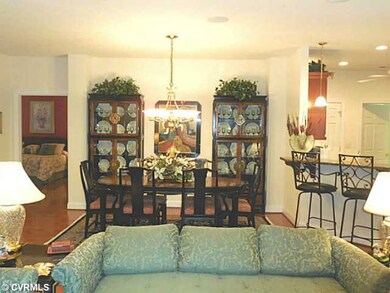 Dining Room - Beautiful Hardwood floors.