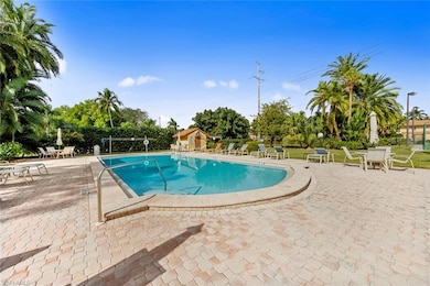 Pool featuring a patio area