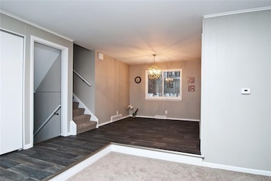 Looking into the dining room.