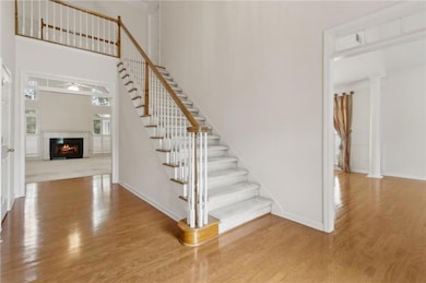 Large Entry Foyer with View into the Great Room wi