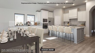 Kitchen with tasteful backsplash, recessed lighti