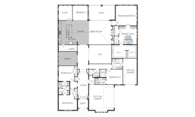View of home floor plan