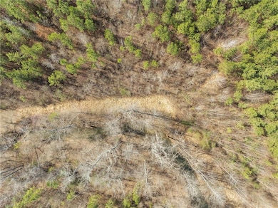 Sewer line easement with manholes