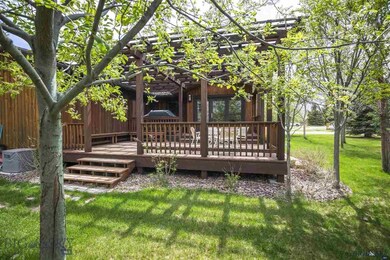 Back deck with pergola
