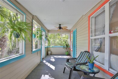 Screened in front porch
