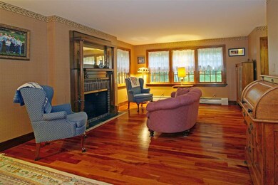 beautiful cherry floors and large open room