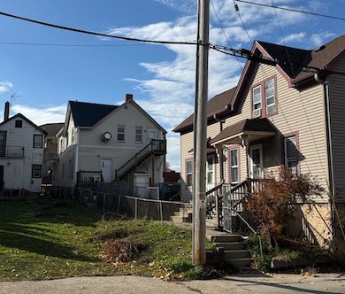 Back view of 3 current buildings