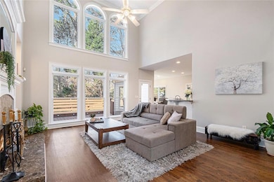 Cozy Family Room off Kitchen