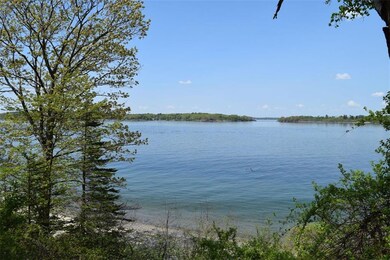 View of cottage's water frontage