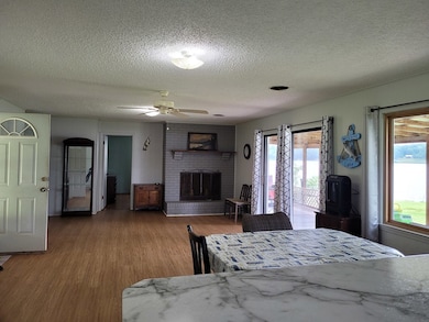 Kitchen view to Living/dining combo