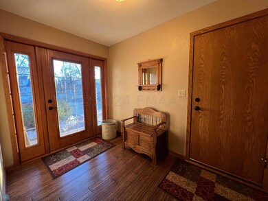 Spacious entry-door to garage