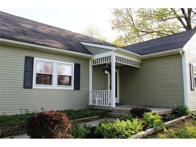 Porch. A landscaped lined walkway leads to your oversized front porch.