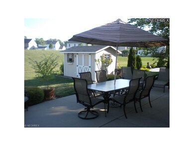Semi- private patio area.