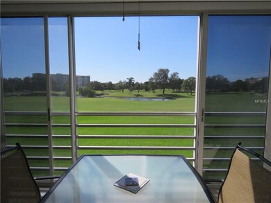 The gorgeous view from the enclosed balcony.