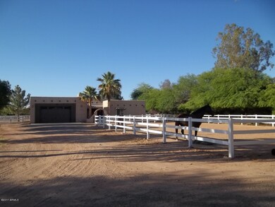 House front with paddock