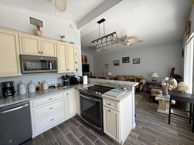 Kitchen view- open concept