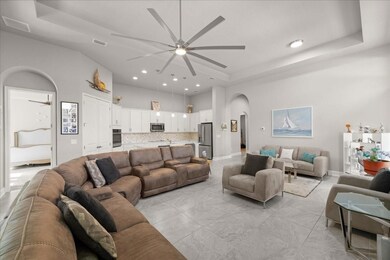 Tray Ceiling & Tile Floors