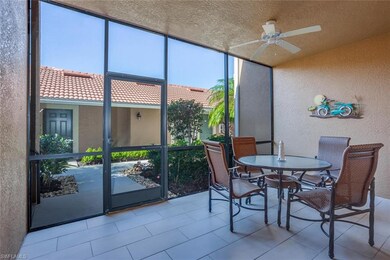 Tiled entrance lanai