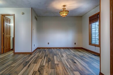 View of dining room from front door. Space could a