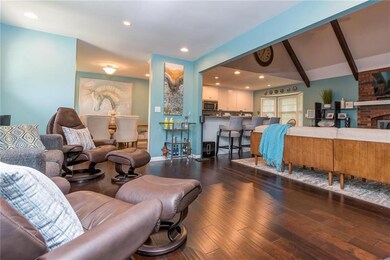 View of Remodeled Open Floor Plan from Entry!