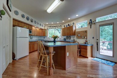 Open kitchen . . .