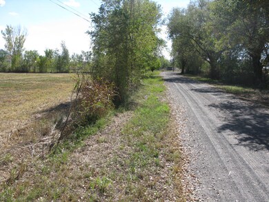 Della Road runs along west side of prop