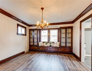 Painstakingly restored woodwork and built-in cabin