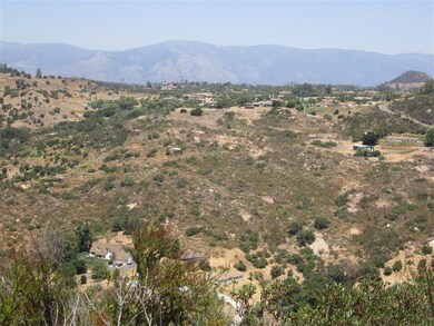 View of Palomar Mountain from hilltop.