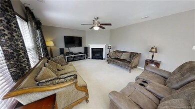Beautiful living room with gas fireplace!