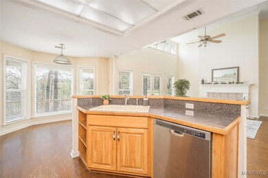 High ceilings with plenty of window views!