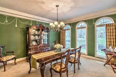 Across the foyer from the living room is the forma